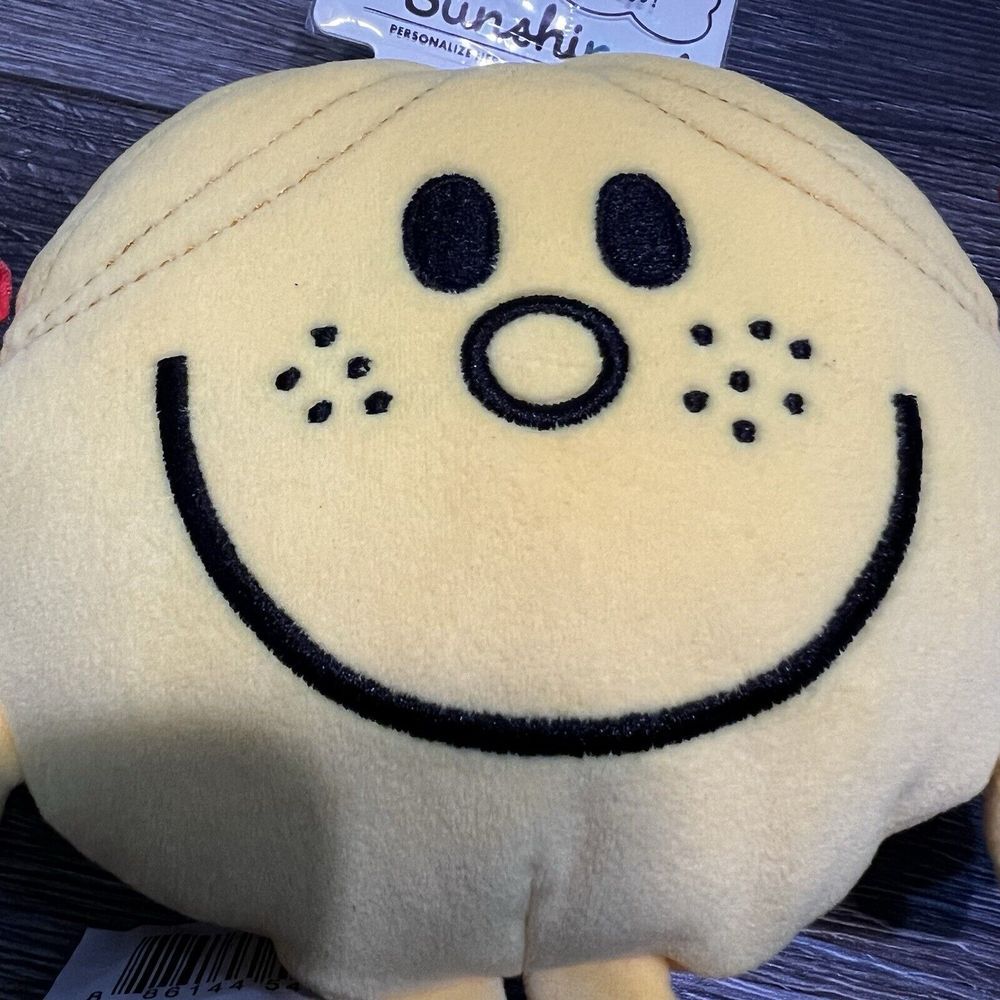 Little Miss Memes Sunshine Yellow 6-inch Soft‎ Plush Toy 3+ Happy Face Gift